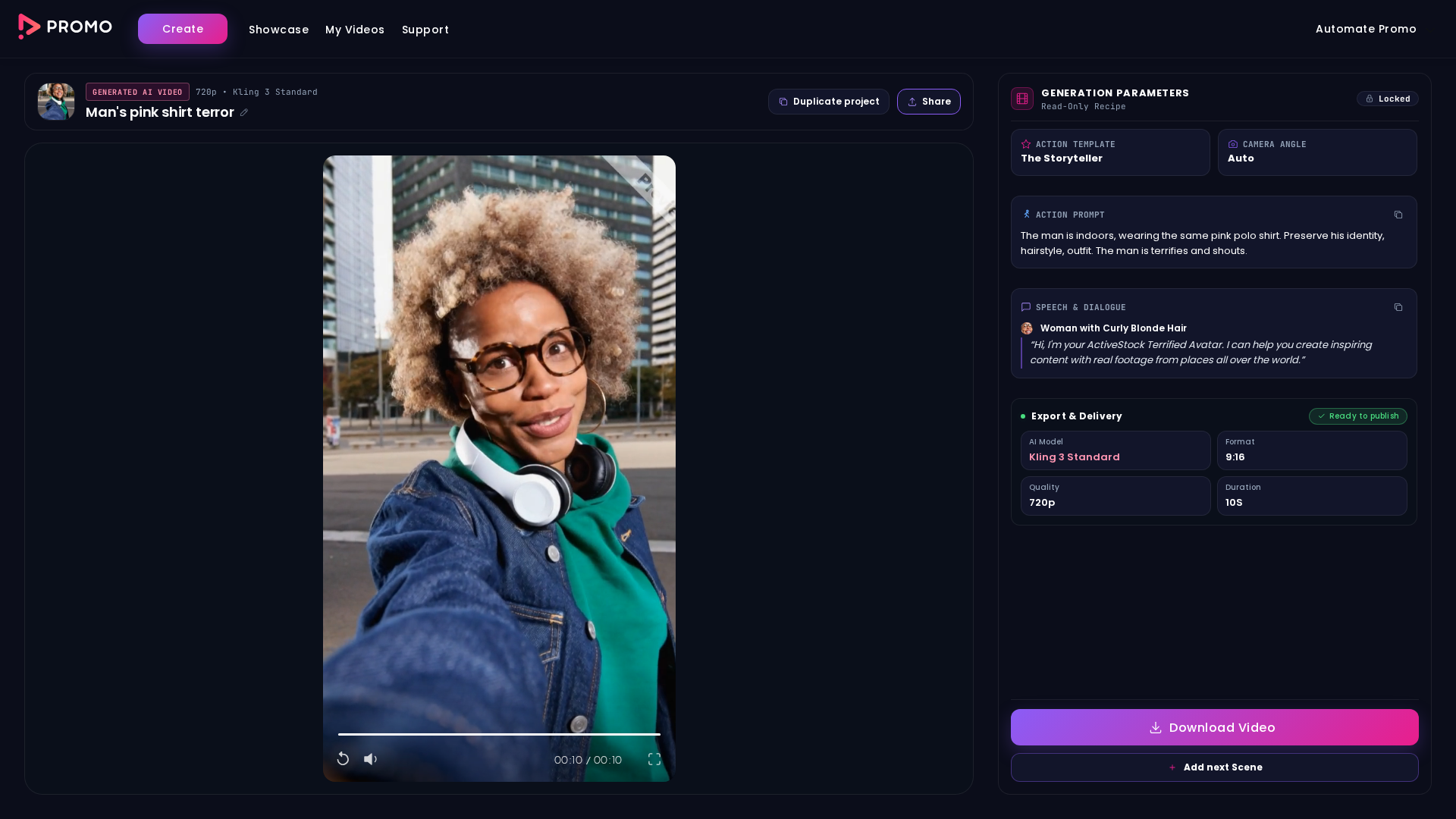 Test failure screenshot